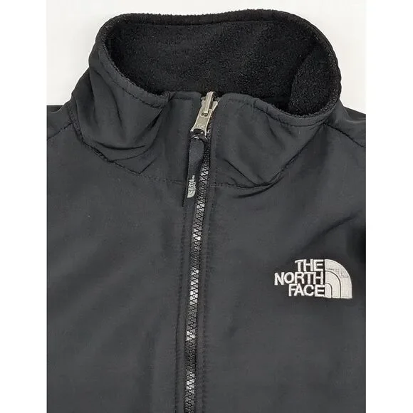 The‎ North Face Girls Medium Black Polartec Fleece Full Zip Jacket Zip Pockets - Picture 5 of 11